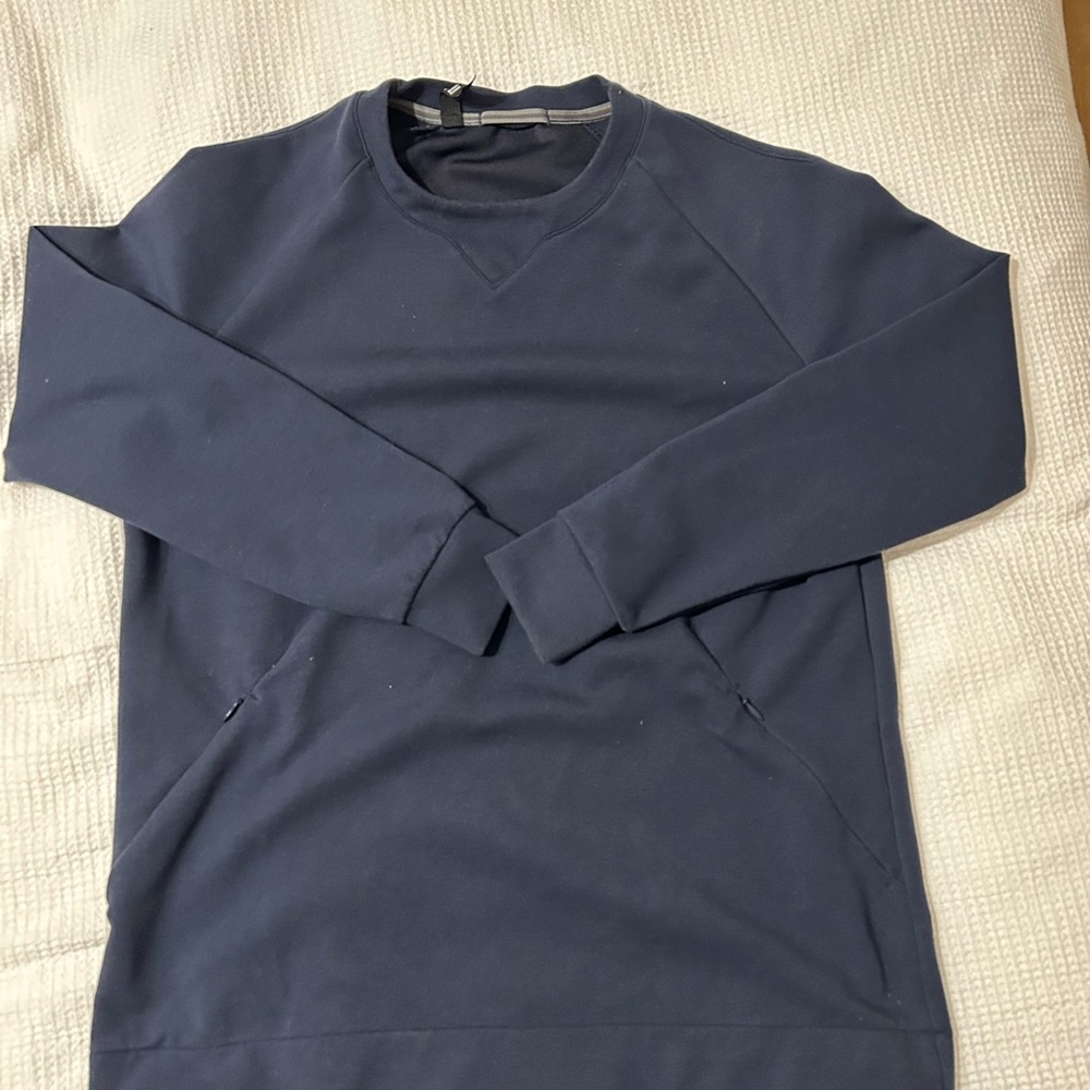 Navy Blue MEC Crewneck Sweatshirt with Pockets